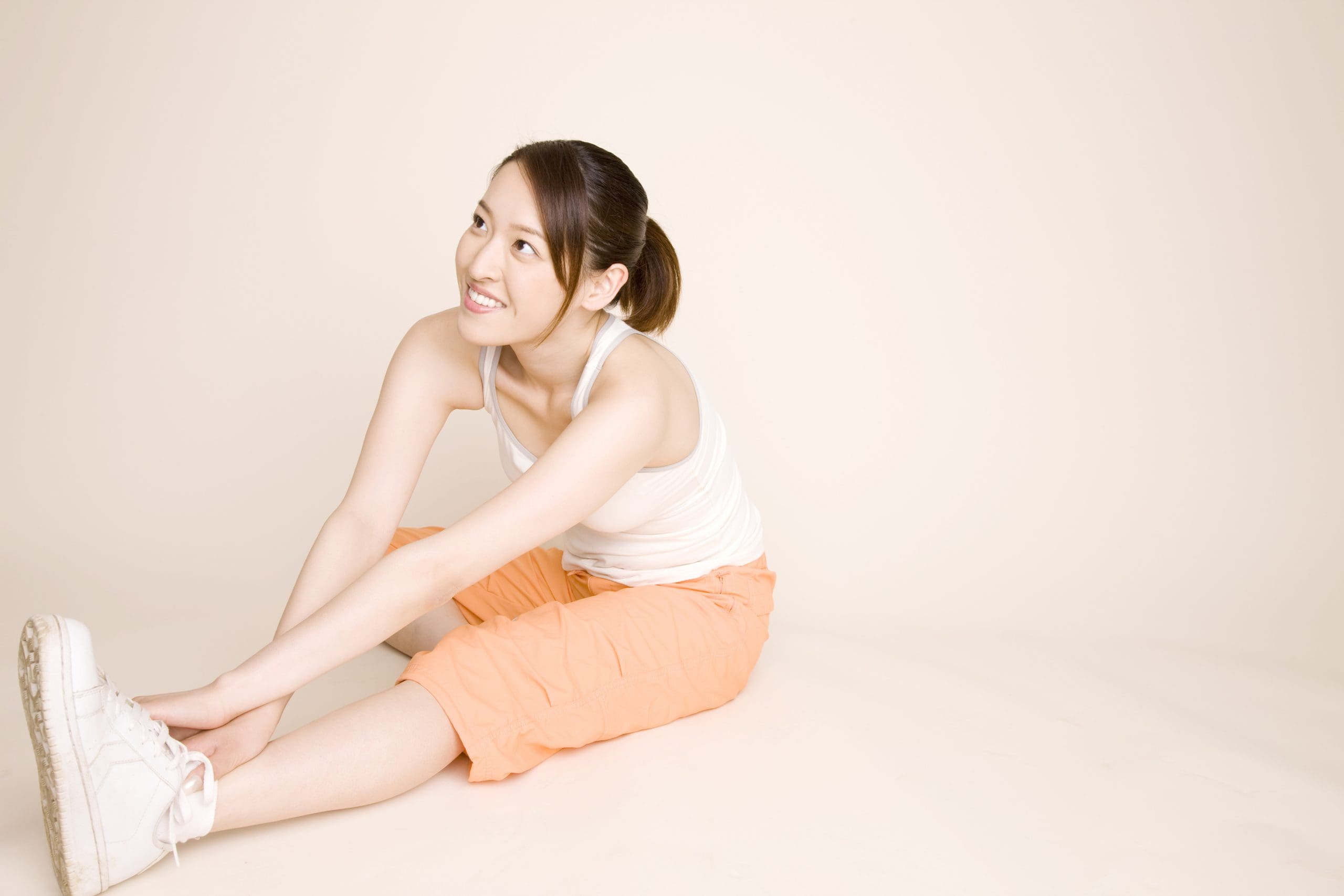 Picture of a woman stretching